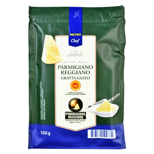 Сир Metro Chef Parmigiano Reggiano тертий 32% 100г