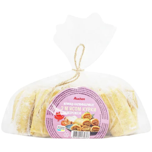 Млинці Auchan з куркою 320г