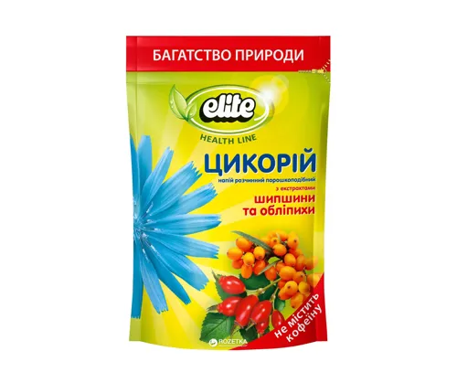 Напій розчинний Elite Health Line Цикорій із шипшиною й обліпихою 100г