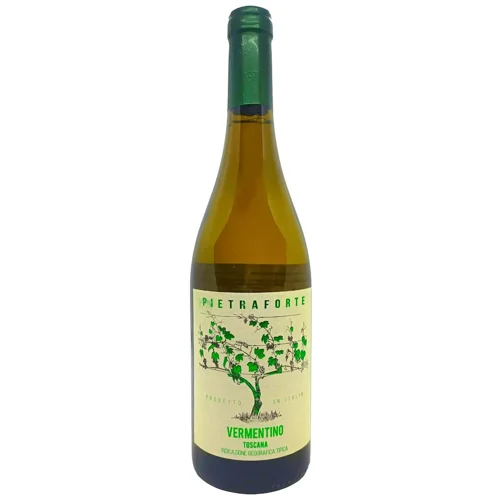 Вино Pietraforte Vermentino 0,75л сухе біле 12% Італія