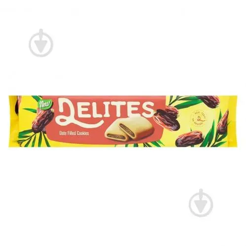 Печиво з фініковою начинкою «Delites» 120г