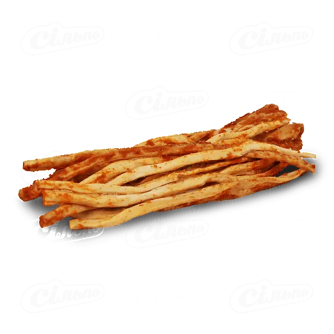 Сир «Скай» Сулугуні копчений, соломка з паприкою 45%, кг