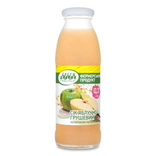 Сік Яблучно-Грушевий Green Hills, с/б 0.3л