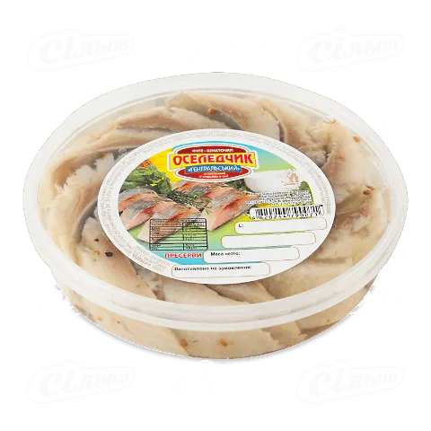 Оселедець атлантичний «Генерал» шматочки філе зі спеціями в олії, 180г