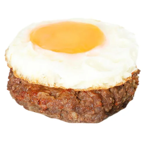 Біфштекс рублений з яйцем