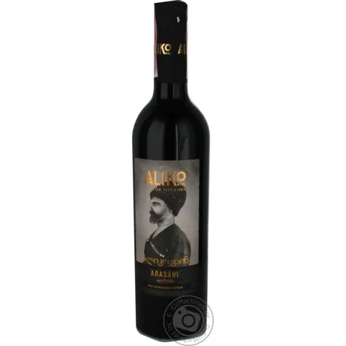 Вино Aliko Wine Алазані напівсолодке червоне 11,5% 0,75л