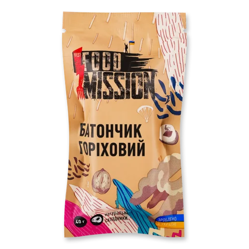 Горіховий Батончик, В/ґ, 40г