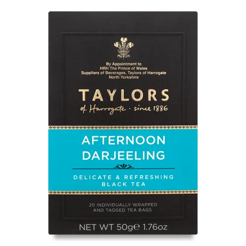 Чай чорний Taylors of Harrogate Afternoon Darjeeling,20*2,5г