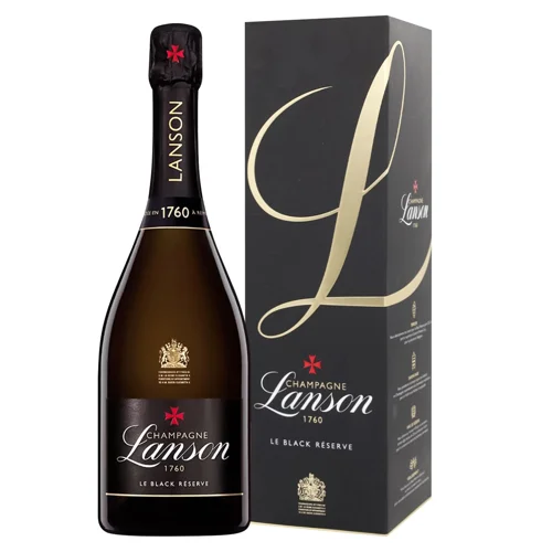 Шампанське Lanson Le Black Reserve біле брют 12,5% 0,75л