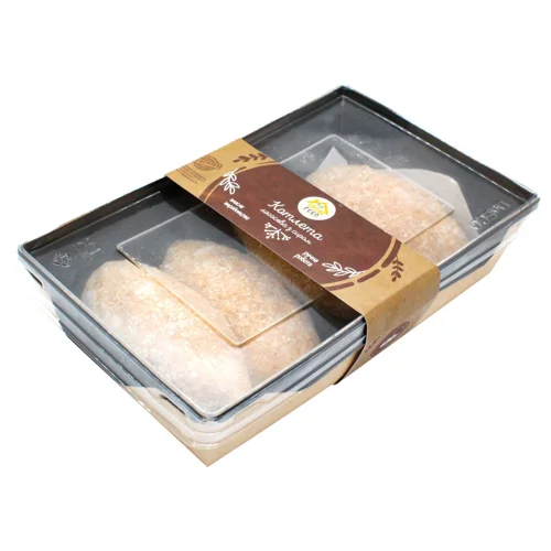 Котлета The Local Food лососева з сиром свіжоморожена 480г