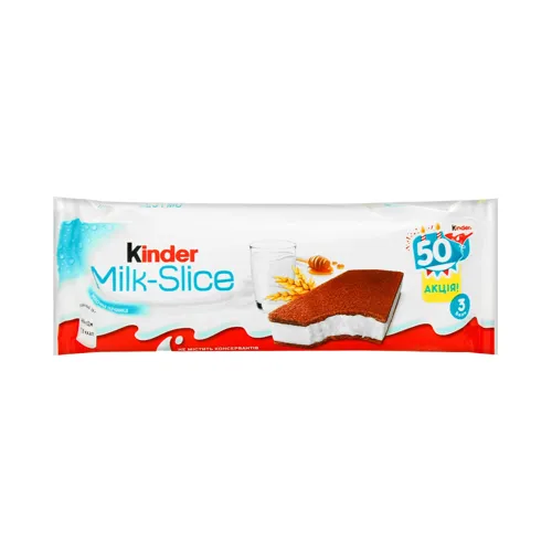 Тістечко бісквітне з молочною начинкою Milk-slice Kinde м/у 5х28г