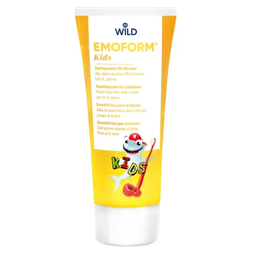 Зубна паста дитяча Dr. Wild Emoform Kids з фторидом натрію та олова 0-5 років 75мл