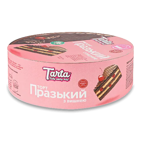 Торт Празький з вишнею, 850г
