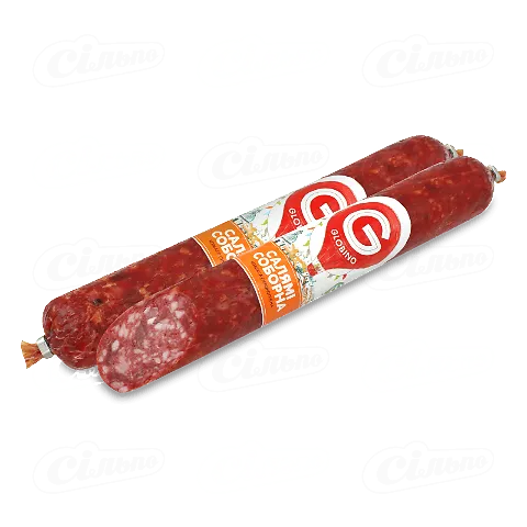 Ковбаса «Глобино» «Салямі Соборна» сиро-копчена 1 ґатунок, кг