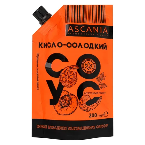 Соус Ascania Кисло-солодкий 200г
