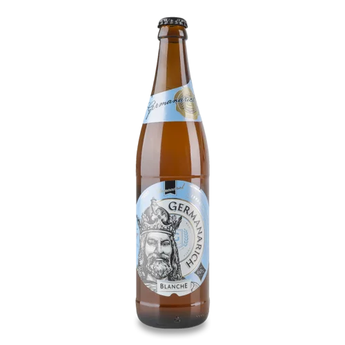 Пиво Спеціальне Нефільтроване Пастеризоване Blanche Germanarich 0.5л 6% в/с