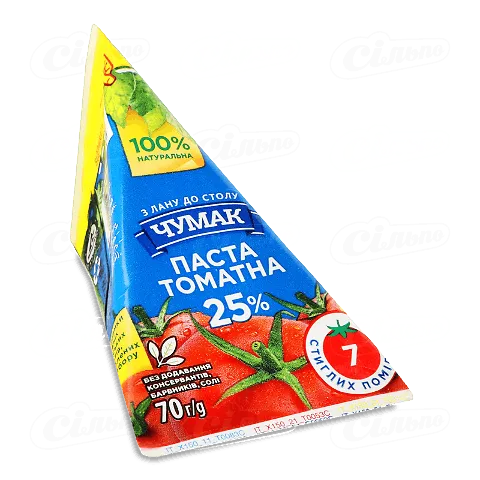 Паста «Чумак» томатна, пірамідка, 70г