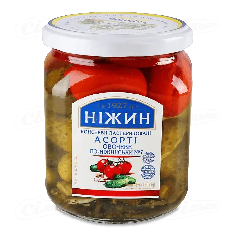 Асорті овочеве Ніжин По-Ніжинськи №7 450г