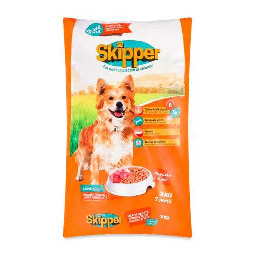 Корм сухий для собак повнораційний з куркою та яловичиною, м/у 3кг