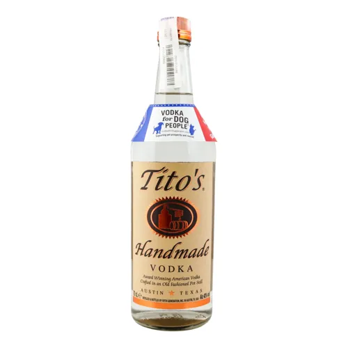 Горілка 0.7л 40% безглютенова Handmade Tito's