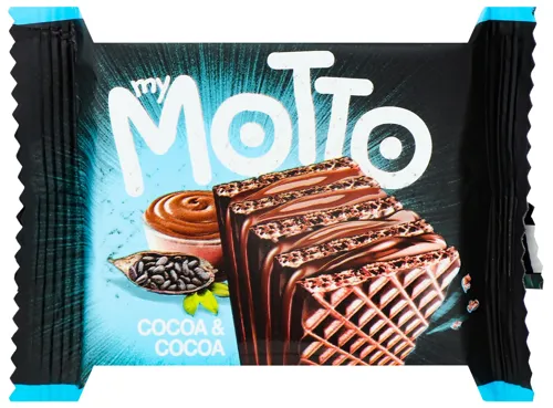 Вафлі з какао-кремовою начинкою My Motto м/у 34г