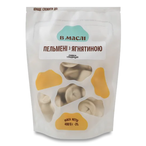 Пельмені З Ягнятиною В Маслі, В/ґ, 400г
