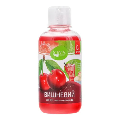 Сироп пастеризований без цукру Вишневий Stevia 250г