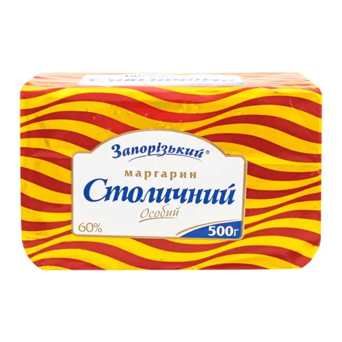Маргарин Запорізький столовий 60% 500г