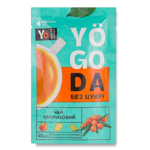 Чай Обліпиховий Безалкогольний Пастеризований, в/ґ, 40г