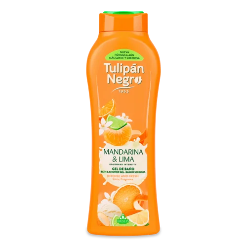Гель для Душу Мандарин та Лайм, В/ґ, 650 мл Tulipan Negro