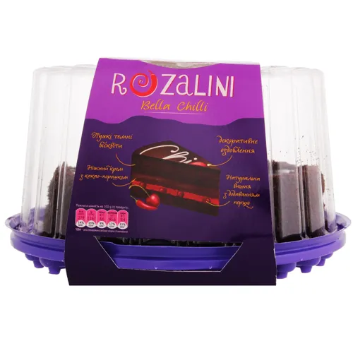 Торт бісквітний Bella Chilli Rozalini 0.8кг