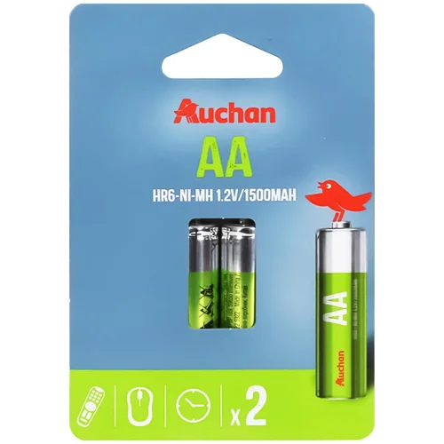 Акумулятори Auchan Basic 1500mAh АА 2шт