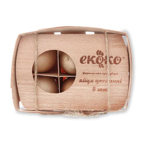 Яйця Цесарині Екологічно Чисті, к/у, 6шт