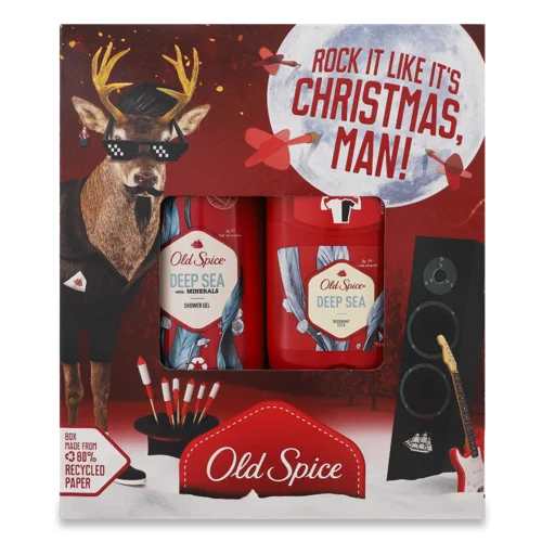 Дезодорант Твердий 50мл + Гель для Душу 250мл Deep Sea Old Spice 1шт