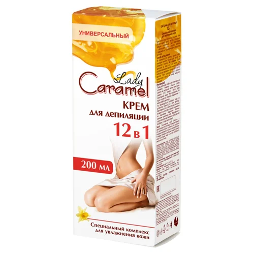Крем для депіляції Lady Caramel 12в1 200мл
