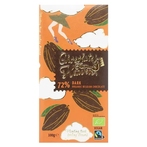 Шоколад чорний Chocolate From Heaven 72%, 100г