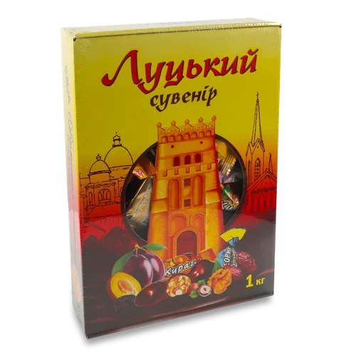 Набір Цукерок Святковий Луцький Сувенір Волинські Солодощі, к/у 1кг