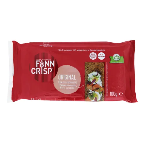 Сухарики ржані з цільносмолотої муки Finn Crisp м/у 100г