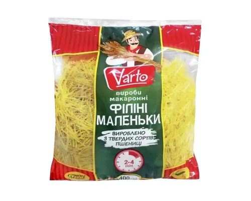 Макарони Varto Філіні маленькі 400г
