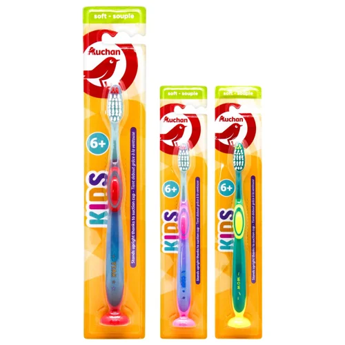 Зубна щітка Auchan Kids м'яка 6+
