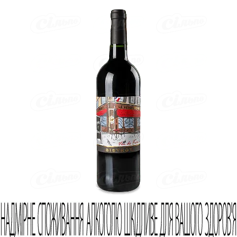 Вино Bistrot Merlot Cabernet, 0,75л