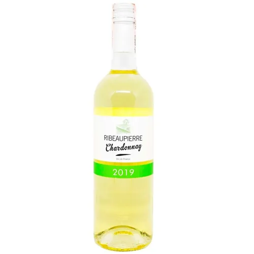 Вино Ribeaupierre Chardonnay біле сухе 12% 0,75л