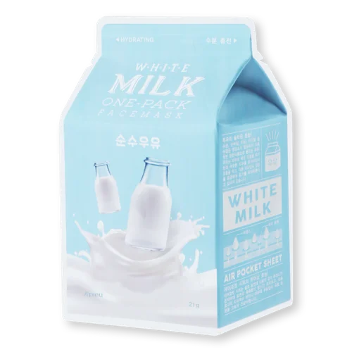 Маска для Обличчя Тканинна White Milk A'pieu, 21г