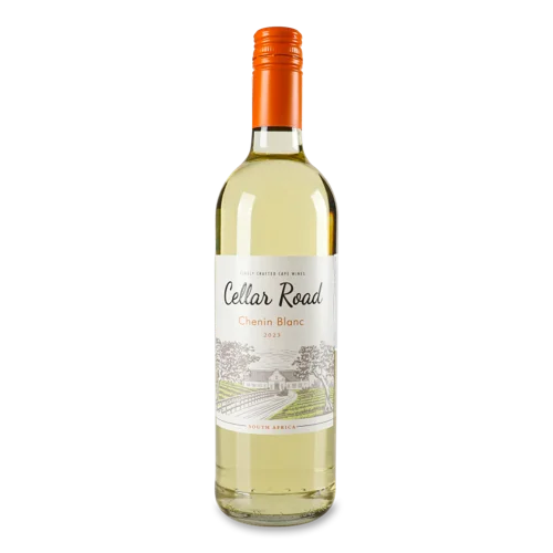 Вино Біле Сухе Chenin Blanc В/Ґ Cellar Road, 0.75л, 12.5%