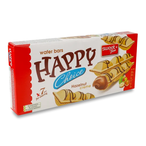 Вафлі З Кремом Happy Choice, В/ґ, 120 Г