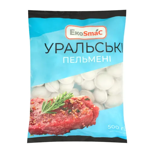 Пельмені Уральські EkoSmac м/у 500г