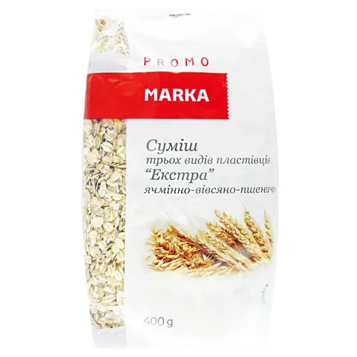 Пластівці Marka Promo суміш 3 злаків 400г