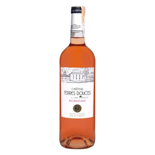 Вино Chateau Terres Douces Cuvee Le Jardin Aphrodite Rose Bordeaux рожеве сухе 12,5% 0,75л