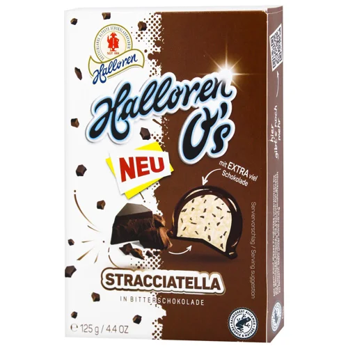 Цукерки Kugeln O's Страчітелла шоколадні 125г