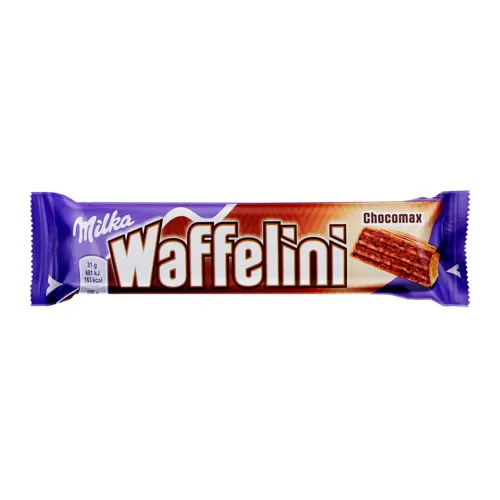 Вафлі з какао в молочному шоколаді Waffelini Chocomax Milka м/у 31г